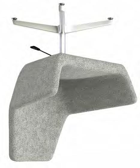 Available in QUICK SHIP Stone or special order Light Moss Felt Designer Fabric.
