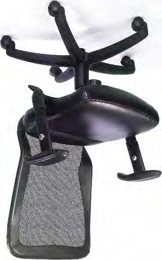 Back/Black Base. Mesh Back Executive Chair with Fabric Seat TER-05070 List Price $99.00 Your Price $00.