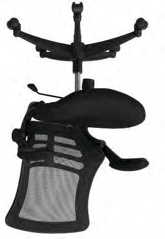 Cantilever Guest Chair TER-0507 List Price $5.00 Your Price $5.00 This guest chair matches the style of the TER-05070 and is upholstered in black LeatherPlus with a mesh back.