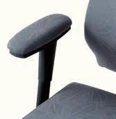 3D armrests offer wide range of adjustment in relevance to your elbows - not only you can raise or lower them, but you can move forward or backwards.