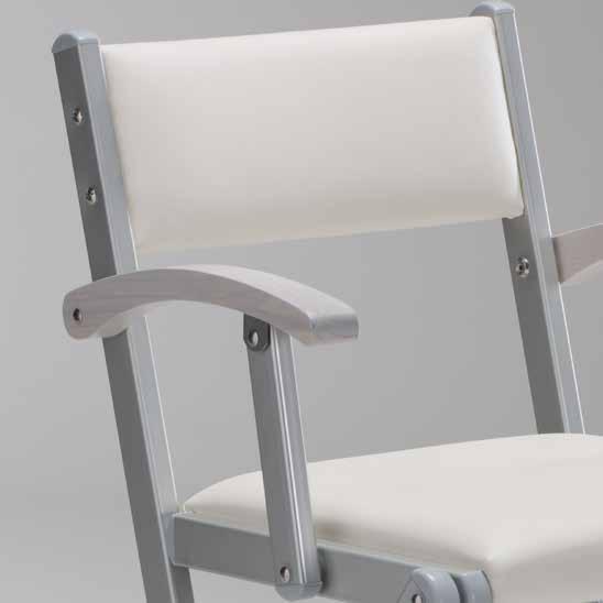 CUSTOMIZATION OPTIONS The colour of the seat, backrest and