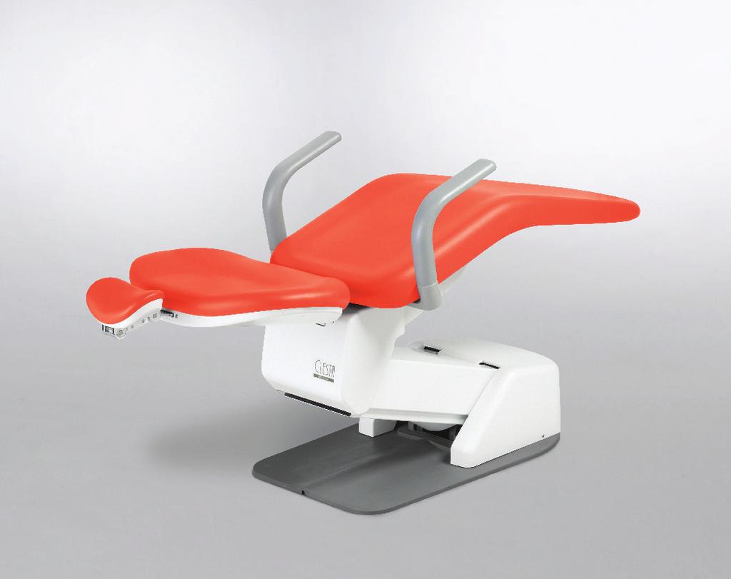 rubber base with integrated cable channel for foot control PROGRES chair 1