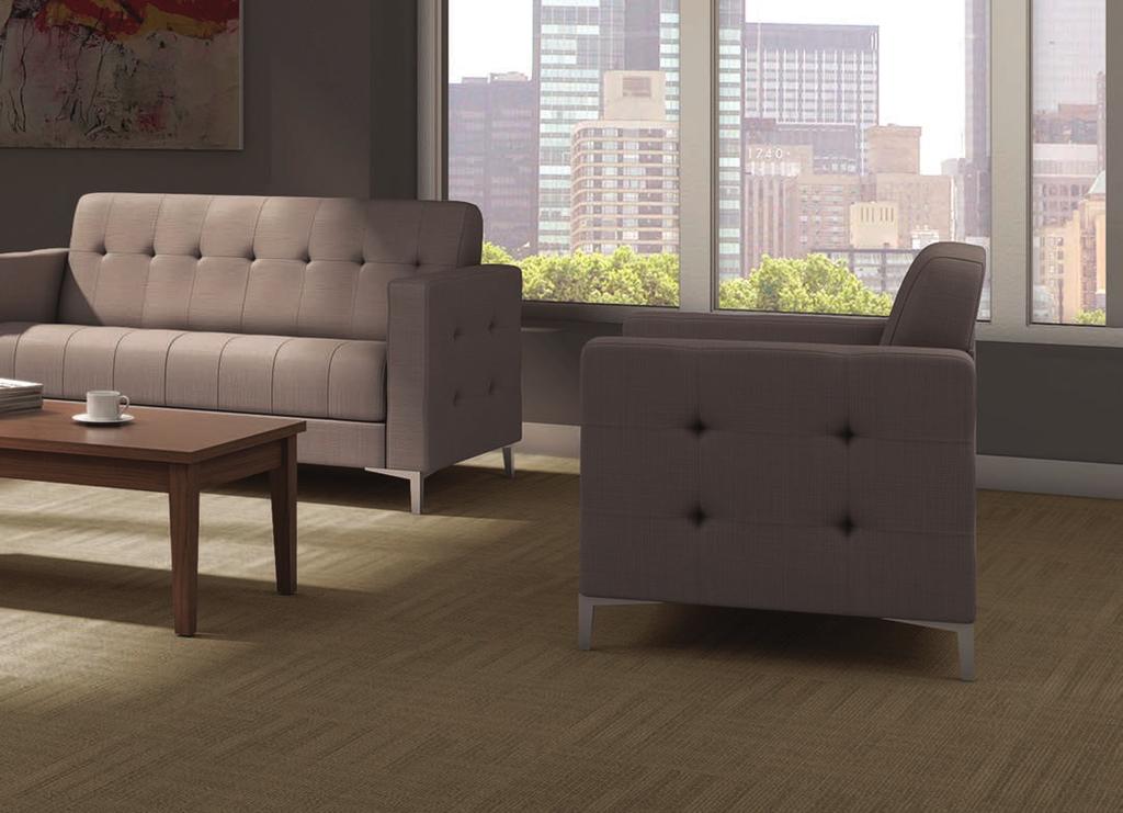 B. A. D. D. C. B. A. E. Madison Reception Seating The perfect complement to the contemporary work space or home.