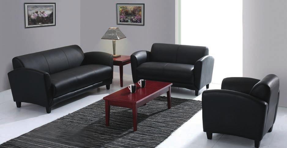 Sofa 9883L 779 D. Classic End Table PL220 168 E. Classic Coffee Table PL219 198 Tables available in Espresso, Modern Walnut, Cherry, and Mahogany. C. D. B. E. A.