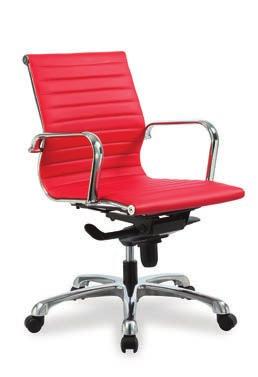 EXECUTIVE SEATING Nova High Back Model No. 10811 Stocked in Black premium bonded leather or White leathertek. 229 Shown With Optional Arm Sleeves Model No.