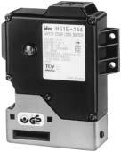 HS1E Series HS1E Series Full Size Interlock Switch with Locking Solenoid HS1E Key features include: Basic unit and solenoid unit in one housing Plastic Housing: Light weight Ease of Wiring: All the