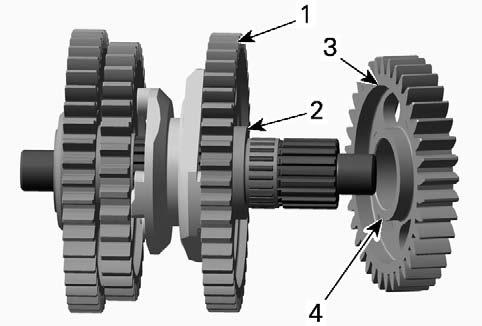 Use a suitable installer for installing ball bearings of countershaft and main shaft. NOTE: Place gearbox housings on a wood stand before installing ball bearings.