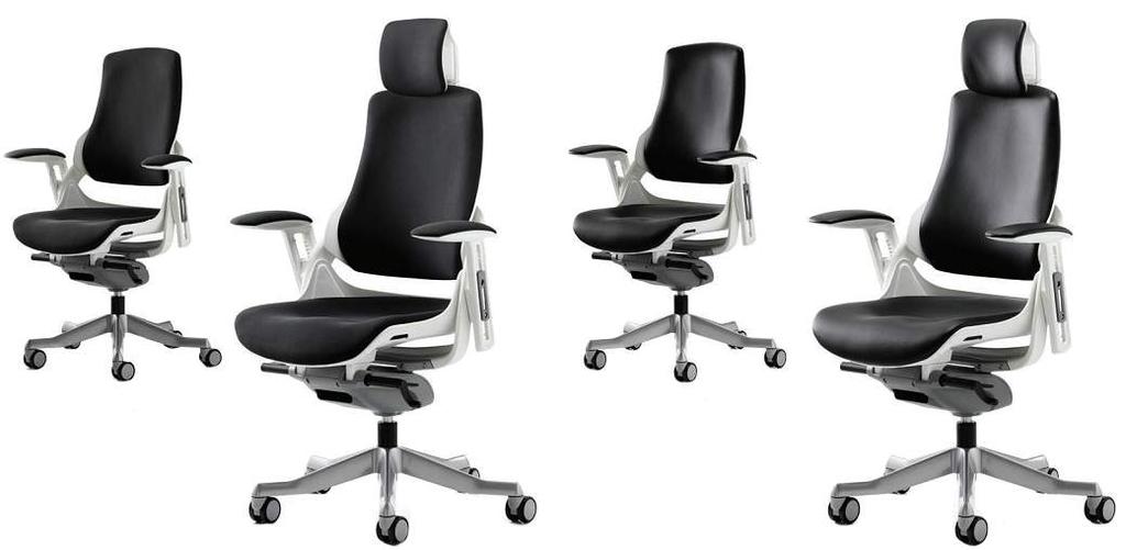 Zure Black Fabric Zure Black Leather RRP 644 Bespoke 800 With Headrest 709 RRP 664 Bespoke 800 With Headrest 709 Unique and contemporary design Stylish, large contoured backrest and seat Easy