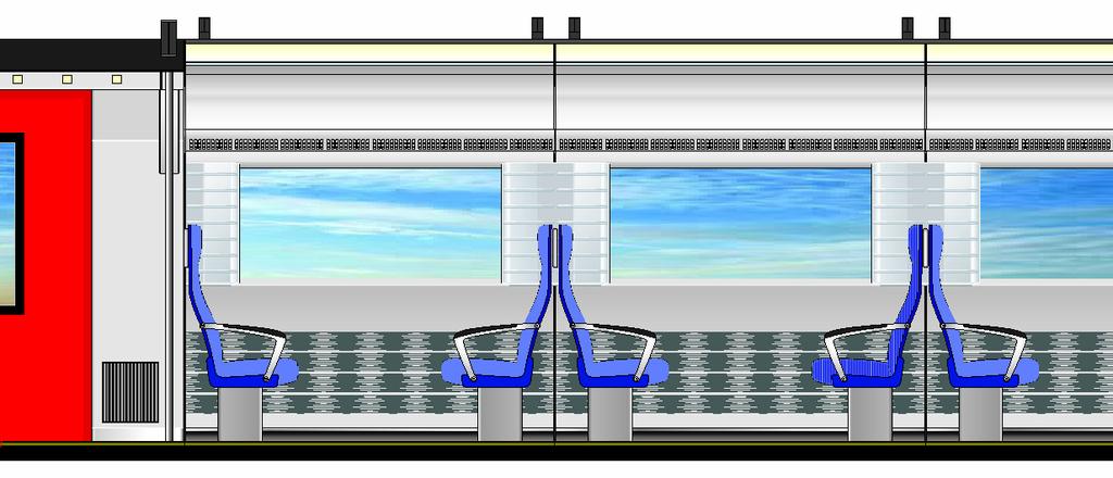 platform edge. After leaving the maglev train, you can proceed over stairs, escalators or elevators.