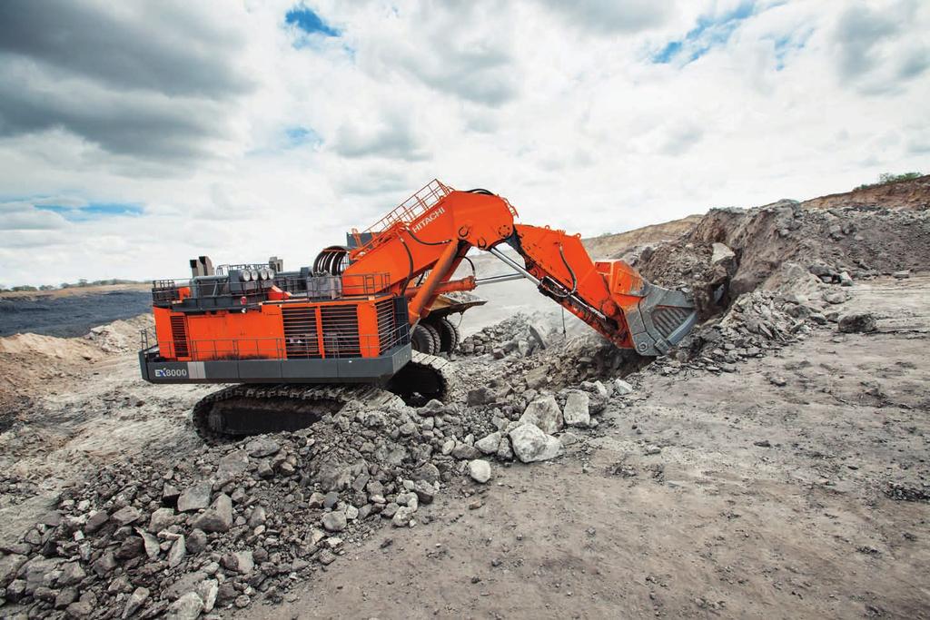 More Than Durable Just Plain Tough Built-in toughness means the Hitachi will continue to get giant-sized jobs done fast. Rigid Box Design Resists bending and twisting forces.