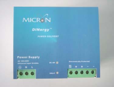 MD480 Series 480W DINergy Power Supply Features 100-240VAC wide-range auto-select input (no switches) Compact size, high efficiency and DIN Rail mounting 60 C rated design, -10 through 70 C operating