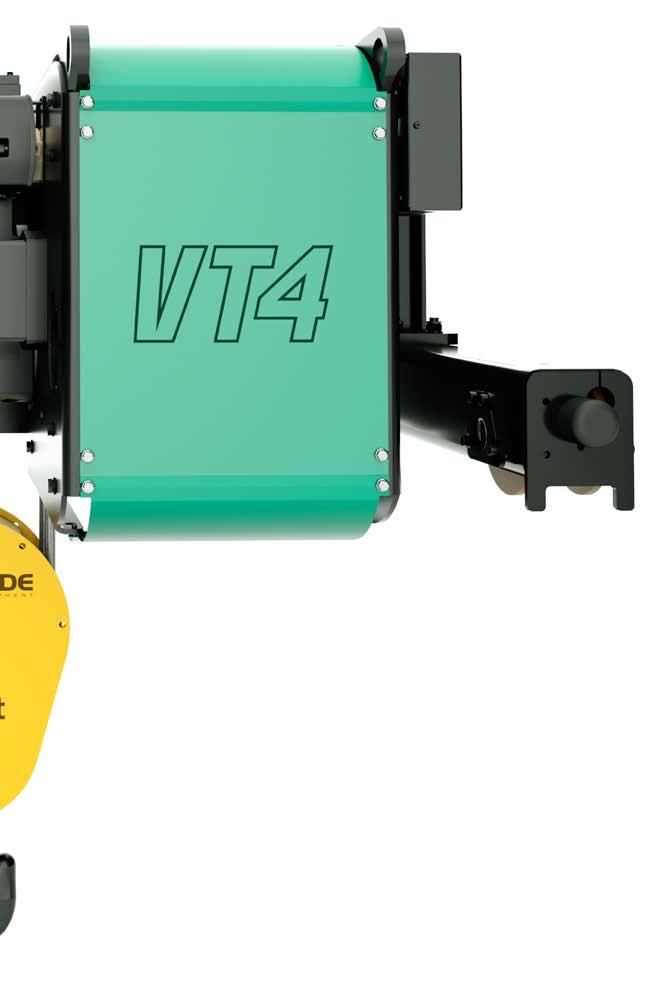 MT2 EUROBLOC VT can be equipped with the optional MONITOR 2 (Electronic control of the recording of the hoist s tractive effort states: SWP, time running, starts, overloads,