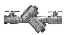 950XL SERIES DOUBLE CHECK VALVE ASSEMBLY STRAINERS MIXING VALVES The traditional wye pattern design Double Check that the irrigation and fire professional relies upon for superior backflow protection.