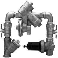 PRE-PLUMBED STATION PRE-SET SERIES Combines the reduced pressure principle backflow preventer with a strainer, pressure reducing valve, or a check valve. Reduces install time.