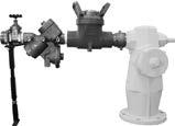 R VENT AWWA CLASS II 6363782 B1 USA PAT 975XLHBM SERIES HYDRANT AND METER VALVE RPHBM SERIES HIGH CAPACITY HYDRANT AND METER COMBINATION STRAINERS Combines a meter and backflow preventer in a common