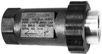 705 SERIES DUAL CHECK VALVE A composite version of the 700XL dual check for low hazard water systems.