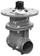 48PIV POST INDICATOR GATE VALVE STRAINERS Designed for installation on potable water lines leading to fire suppression systems.