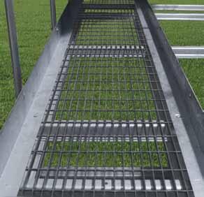 catwalks KEY CATWALK BENEFITS customized solution for every site customized for weather conditions and seismic zones fits most bins/conveyors and can link to existing buildings