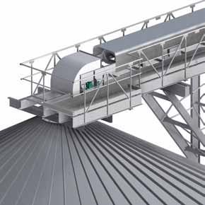 conveyor path dual walkway dual conveyor path other customized solutions Service Platform Ladder Connection from Bin Peak, Crosswalk and Walkway without conveyor path A B C D