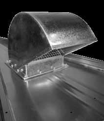 Westeel vents are easy to install and are constructed of galvanized steel. They come complete with a 3/4" or 1" mesh screen to prevent birds from entering the bin.