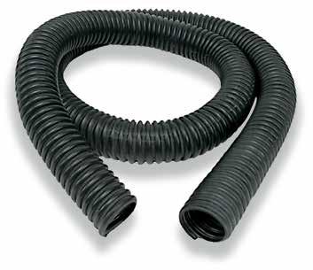 AUTOMOTIVE HOSE Our crush-proof garage exhaust hose has been redesigned this year. The hoses are now all 11 feet long and feature a thicker wall for increased life.