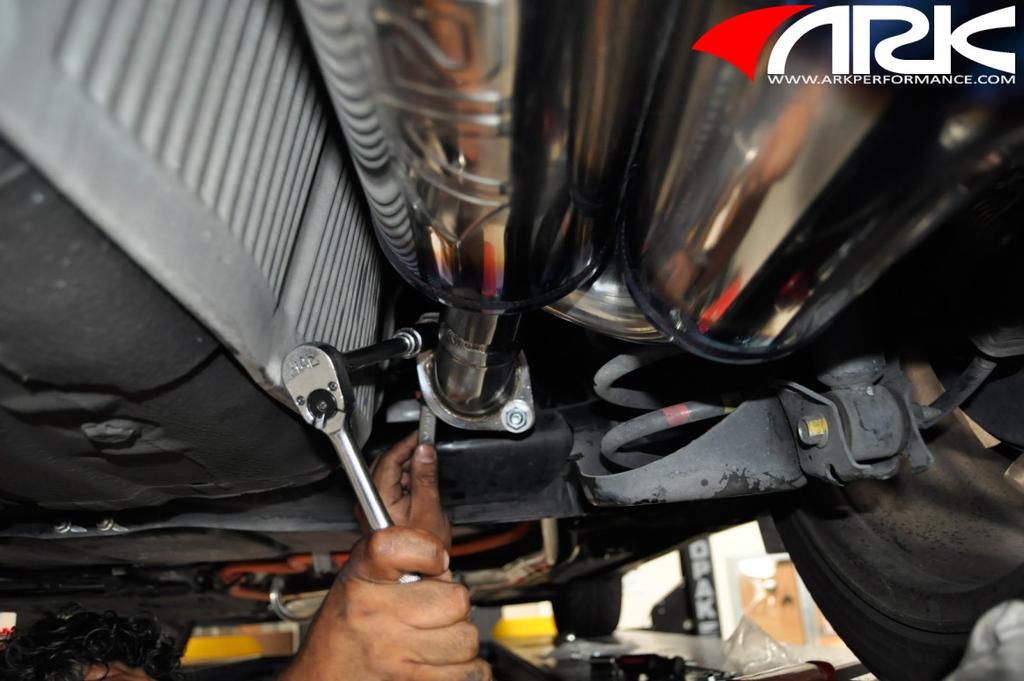 Installation of ARK Performance DT-S exhaust system FIGURE 22 9.