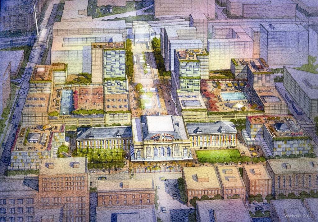 Figure 21: Denver Union Station Also in 2008, the Downtown Development Authority was created to assess sales tax within their boundary and the Denver Union Station Metropolitan District was created