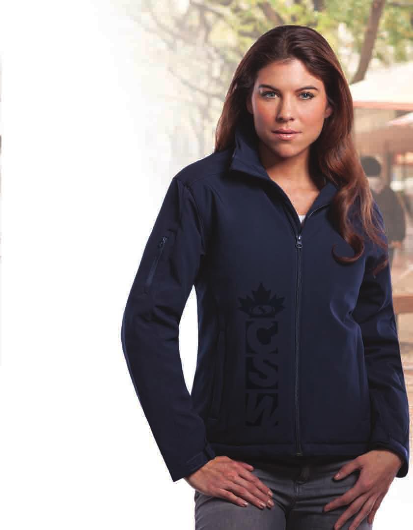 Cyclone INSULTED SOFT SHELL Polyester/Spandex 3-layer bonded softshell. Polyester taffeta lining with tone-on-tone CX2 print in body and sleeves.