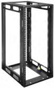 Other features include a strong welded frame, 14" depth, and a cable tie area integrated into the rack rail.