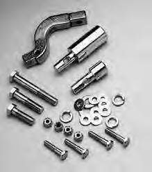 level position. 12704 Card of ten pairs............$1.00 12970 Bullet-Style Footpeg Supports 3/8"-24 Stud Zinc-plated.