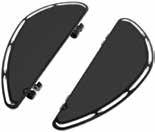 2 05103 651808 654113 654112 Tour Ease Mini Floorboards May be installed in any clevis-style footpeg mounts, including as passenger floorboards for Softail models, or to replace the stock rider pegs