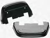 Accepts original mounts & includes left & right footboards & rubber pads as shown, pans available in black or chrome finish.