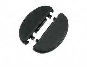 riding. Kit includes left & right footboard pans and matching rubber inserts. Fits 86-14 FL Softail models.