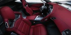 INTERIOR CONFIGURATIONS (SELECT EXAMPLES SHOWN) Gray Leather Seating Surfaces/Sueded Microfiber Inserts with