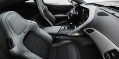 Seating Surfaces with Available Competition Sport Seats (3LZ) Gray Leather Seating Surfaces with Sueded