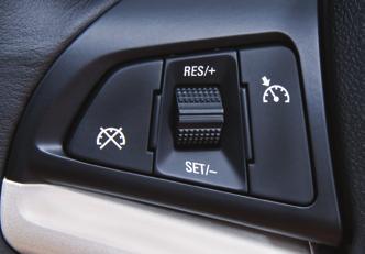 CRUISE CONTROL Setting Cruise Control 1. Press the On/Off button. The Cruise Control symbol will illuminate in white in the instrument cluster. 2.