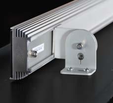 STR9 Monochromatic Linear LED Wall Washer and Wall Grazer Adjustable Mounting