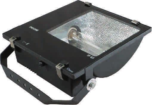 M/SWF 0 Tempo M/SWF 0 Tempo TEMPO - Compact, sturdy general-purpose floodlight with integral gear, suitable for use with High Pressure Tubular Sodium Vapour SON-T 250W / 400W, High Pressure Metal
