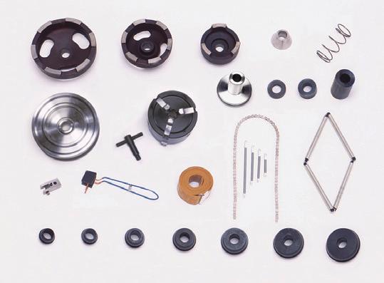 ual Quickhuck adaptor kit 20-2614-1 onsists of hubbed and hubless adaptors and three-jaw chuck mounting system.