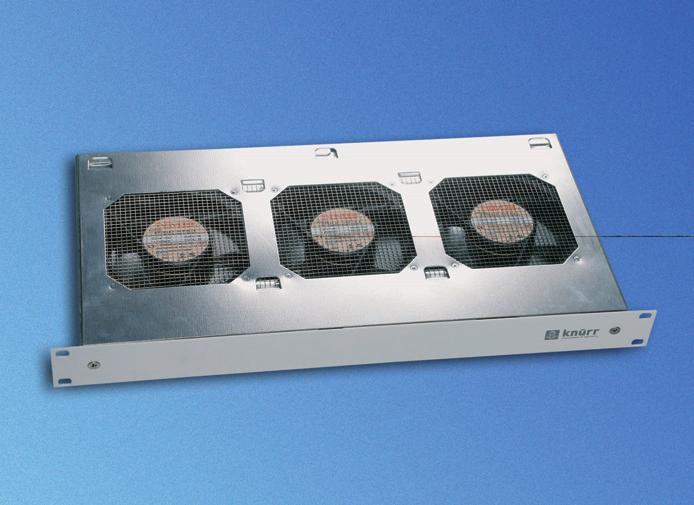 The volume flow required for cooling is primarily determined by the selection of fans, which are available in three different performance classes (Standard, High and Ultra High Performance).