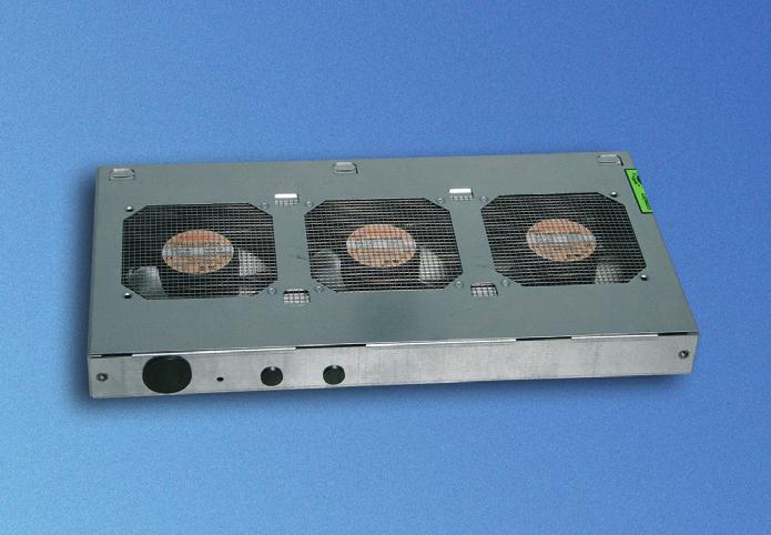 Knürr CoolBlast Fan Unit for roof/door installation Unregulated LUF20203 For forced rack cooling Suitable for installation at any time in the Miracel top DC versions and 115 VAC versions on request