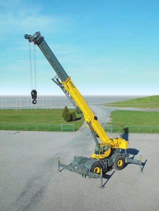 Extensions An optional bi-fold swingaway lattice extension easily stows on the side of the base boom for easy transport while