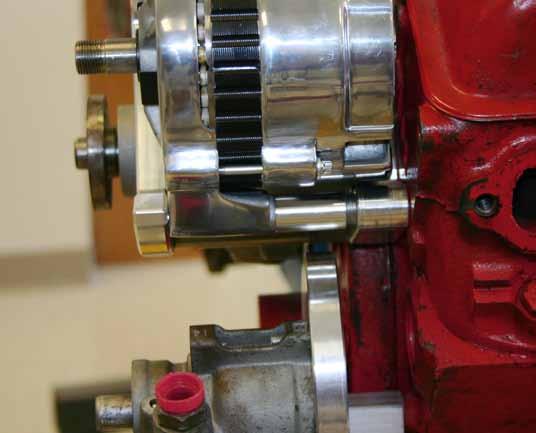 13.. Apply Loc-Tite to the threads of the three (S292) 3 8"-24 x 1" socket head cap screws. Place the crank pulley (6301-A) on damper and align holes.