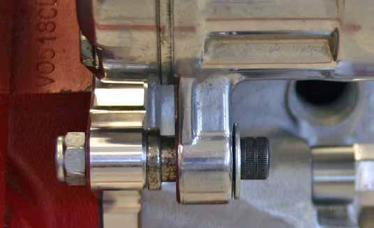 Use a (S155) 5 16" x 2" SHCS (S660) 5 16" Flat Washer (S616) 5 16" Nylon Lock Nut to