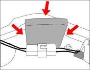 8-9) (h) Attach 12 extension harness to LED module, 1.