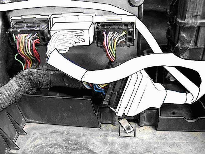 5. In order to remove the engine harness from the PCM,