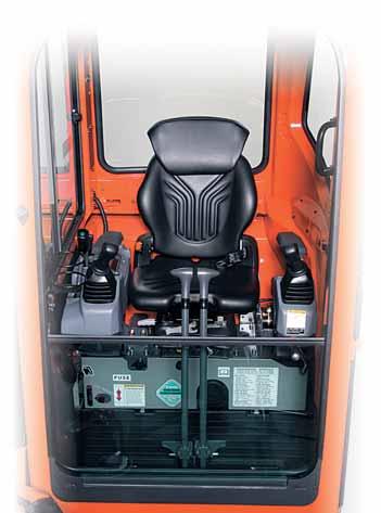 Clean-running Kubota Engine Powerful and dependable, the KX71-3S s diesel Complies with Interim Tier IV! engine delivers superior horsepower and performance.