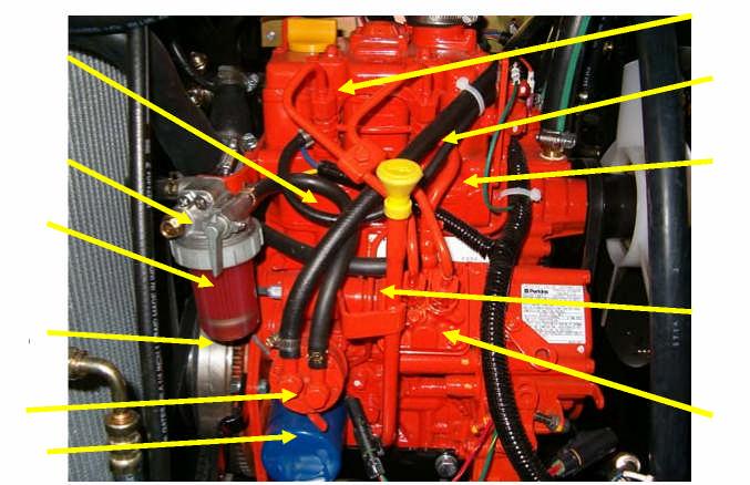 RigMaster Power Principles of Operations Fuel System FUEL SYSTEM - FIGURE 6 A I G B H C K D E F J LEGEND A Filter Feed Hose B Air Bleed Screw (Filter Housing) C Shut-Off Valve D Fuel Filter Element