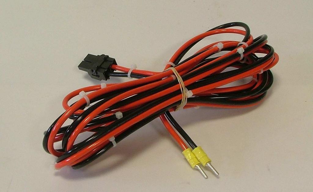 / 0... DC input cable Figure 6 : DC input cable & Ground See also table : 50 500 007 RP Lex 5V DC Input cable part of the kit Length : m total Cross-section : AWG0 System side : Molex-mini-Fit pole