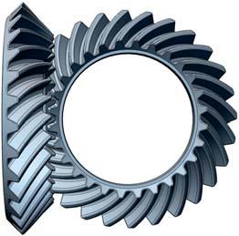 General Advantages of Spiral, Hypoid and Zerol Bevel Gears High level of coverage due to the fact that several teeth are meshed simultaneously Resistant to elastic deformation of gears, shafts and